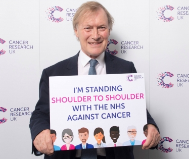 Sir David stands Shoulder to Shoulder in fight against cancer 